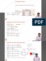 Integral and Differential Momentum Balance