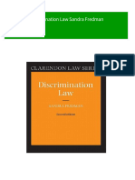 Ebooks File Discrimination Law Sandra Fredman All Chapters