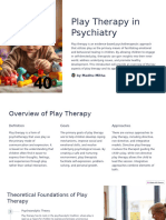 Play Therapy in Psychiatry