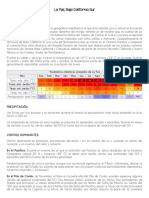 Elementos Climáticos y Meteorológicos de La Paz