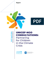 2024 UNICEF NGO Consultations Report