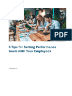 Six6 Tips For Setting Performance Goals With Your Employees