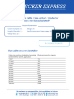 Calculate Cable Cross-Section - Leaflet