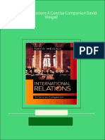 International Relations A Concise Companion David Weigall 2024 Scribd Download