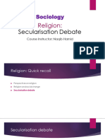 Religion - Secularisation Debate