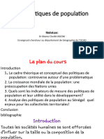 Les Politiques de Population