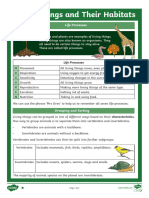 Living Things and Their Habitats Differentiated Reading Comprehension Activity - Ver - 2