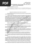 Requisitos Estatutarios Ses Personal Sanitario Auxiliar Enfermeria