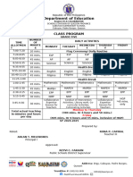 G5 Class Program Sy 2024-2025