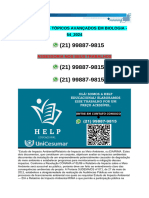 Mapa - Cbio - Tópicos Avançados em Biologia - 54 - 2024