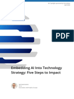 Embedding AI in Technology Strategy