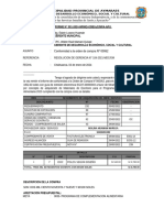 Informe #216 Conformidad