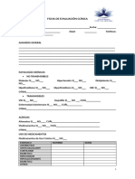 Ficha de Evaluación Clínica