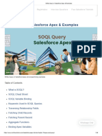 SOQL Query in Salesforce Apex & Examples