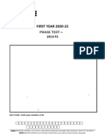 First Year Adv (2014 p2) Phase Test-2 Ex Dt. 20-10-2020 - Q.P