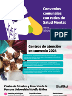 Convenios Comunales Con Redes de Salud Mental