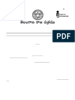 The Telangana Gazette: Published by Authority