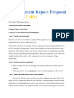 Costa Coffee Management Report Proposal