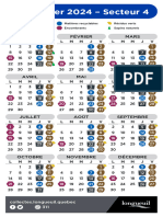 Calendrier 2024 Secteur 4 - Web