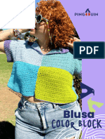 Ebook - BLUSA COLOR BLOCK Fio Bella