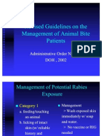 Revised Guidelines On The Management of Animal Bite