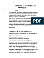 Diagnostico y Fallas Del Sistema de Arranque