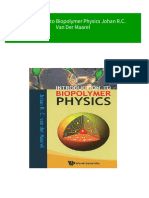 Introduction To Biopolymer Physics Johan R.C. Van Der Maarel Download PDF