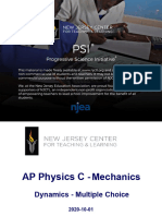 Ap Physc M - Dynamics Multiple Choice - 2020 10 02