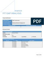 S4H Fit Gap Analysis PM