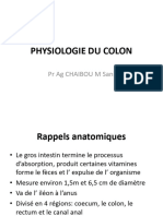 Physiologie Du Colon