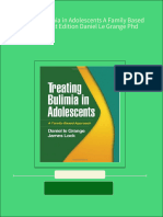 Treating Bulimia in Adolescents A Family Based Approach 1st Edition Daniel Le Grange PHD 2024 Scribd Download