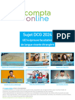 Sujet DCG Mai 2024 Ue14 Espagnol VF