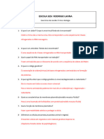 Gabarito 1 Lista Revisão Conceitual Células 1º Ano 3º Trim