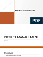 SESSION 2 The Project Life Cycle and PMI Project Management Framework The Bahamas Student