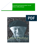 Ebooks File Linus Pauling Scientist and Peacemaker 1st Ed Edition Clifford Mead All Chapters