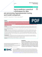 Machine Learning in Medicine: A Practical Introduction To Techniques For Data Pre-Processing, Hyperparameter Tuning, and Model Comparison