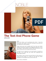 The Text and Phone Game