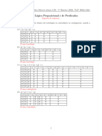 Revisão - Lógica Proposicional e de Predicados