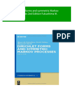 Instant Download Dirichlet Forms and Symmetric Markov Processes 2ed Edition Fukushima M. PDF All Chapter