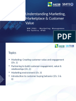 C1 - Understansing Marketing - Marketplace & Customer Value