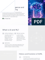 Artificial Intelligence and Machine Learning