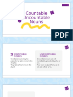 Countable and Uncountable Noun