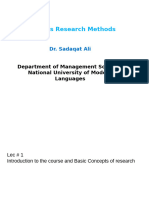 BRM MS Lec 1a What Is Reserach