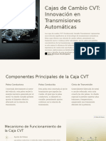 Cajas de Cambio CVT Innovacion en Transmisiones Automaticas