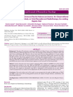 Imrtvmat in Locally Advanced Rectal Adenocarcinoma An Observational Multicenter Prospectic Study On Total Neoadiuvant Radiotherapy