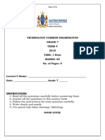 Grade 7 Tech Nov Exam 2019 1 003