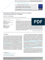 2016 Factoring in Embodied GHG Emissions When Assessing The