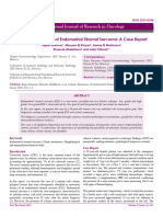 Colonic Metastases of Endometrial Stromal Sarcoma A Case Report