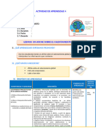 SESION COM. LEEMOS UN AFICHE SOBRE EL Uso de La Energía