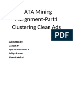 Data Mining Assignment-Clustering Data-Ads 24x7 Summary